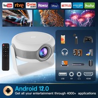 Projecteur portable Tripsky T269PRO 2024 Android 11 LCD HD LED 720p 1080p avec mise au point manuelle, Internet intégré, 260 lumens, pour usage professionnel