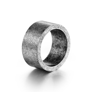 Titanium Steel <b>Ring</b> Men's Geometric Antique Bronze Style Fashion Jewelry SA1137 - Product Image 5