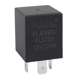 Flaşör rölesi 12VDC 24VDC su geçirmez IP50 3 pin araba flaşör