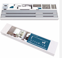 Kit de rail en alliage d'aluminium 5,2-8,2 m pour rideau motorisé KNX intelligent pour la maison, commande KNX, pilote de moteur électrique intelligent