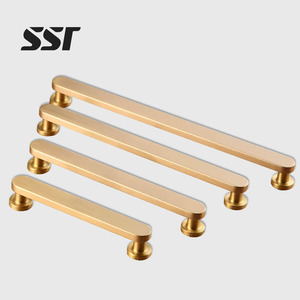 Zinc <b>Adjustable</b> Sliding Cabinet Door Handle Modern Design Dining Wardrobe Drawer Hardware Durable Eco-Friendly Easy Installation - Product Image 1