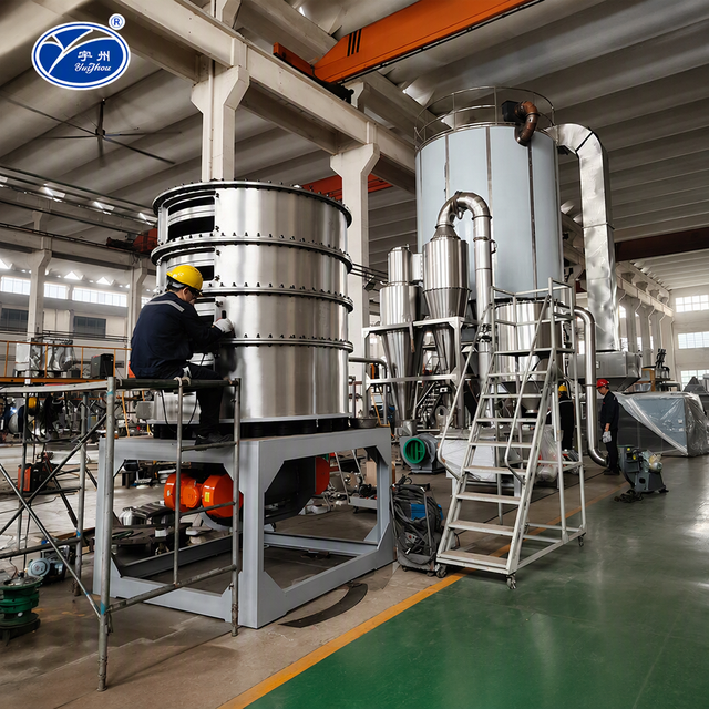 High Thermal Efficiency Helix Vibration Dryer LZG Series Automatic Continuous Spiral Vibration Dryer