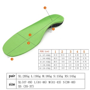 <span class=keywords><strong>Plantillas</strong></span> ortopédicas para pies Plantilla deportiva absorbente de golpes para zapatos Soporte de arco <span class=keywords><strong>Plantillas</strong></span> de fascitis plantar Almohadillas Hombres Mujeres Suela - Product Image 6