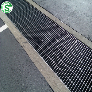 <span class=keywords><strong>Grille</strong></span> de drainage en acier inoxydable, <span class=keywords><strong>grille</strong></span> en acier, <span class=keywords><strong>grille</strong></span> à barres plates dentelées, couvercle de drain - Product Image 3