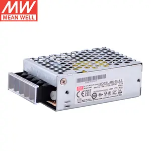 Mean Well RS-25-3.3 catu daya 25W 3.3V 6A, catu daya beralih ramping SMPS