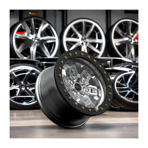 Llanta de rueda forjada de aleación de aluminio de 16 y 18 pulgadas personalizable, <span class=keywords><strong>1</strong></span> pieza, Cubo de ilusión modificado todoterreno, ruedas de coche Great Wall Gun - Product Image 1