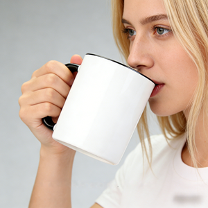 Mug à café en céramique de 11 oz avec logo personnalisé, faible MOQ, pour la famille, les amis, les couples, les camarades de classe, les cadeaux promotionnels de vacances, l'usage quotidien - Product Image 4