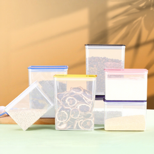 Boîte de rangement hermétique pour poudres, céréales, fruits secs et assaisonnements – Contenant multi-tailles de qualité alimentaire pour cafés et salons de thé - Product Image 5