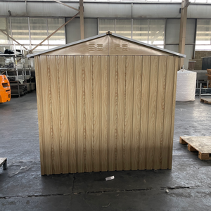 China Groothandel Fabriek Tuinhuisje met Ramen, Piekdak, Opslag, Buiten, Nieuw Design, Houtnerf, Tuinhuisje voor Buiten - Product Image 2