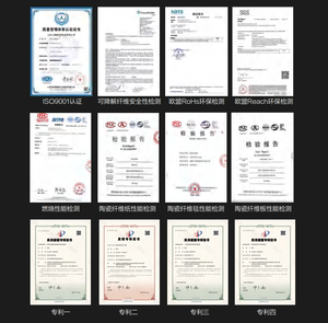 1260 Keramische Vezel Deken 50Mm Dikte Hoge Dichtheid Waterdichte Isolatie Aluminium Silicaat Keramische Deken - Product Image 6