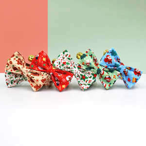 Collar de Lazo Colorido Navideño para Gatos, Accesorio para Mascotas en Venta en Tiktok, Lindo Collar con Hebilla para Gatos, Lazo Personalizado de Poliéster para Mascotas - Product Image 1