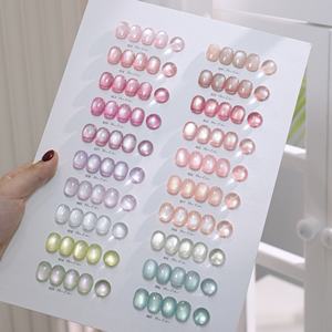 ZRKGEL Proveedores de Uñas, Kit Profesional de Esmalte de Gel Magnético Ojo de Gato de 60 Colores para Salón de Uñas, Soporte OEM ODM, Gel Ojo de Gato de Verano - Product Image 2