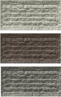 Panneaux muraux 3D en fausse pierre de polyuréthane Simulation de mur en PU Planches de pierre de roche