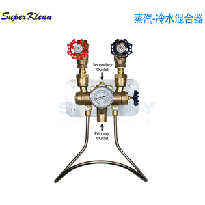 เครื่องผสมน้ำร้อนน้ำเย็น Superklean Steam รุ่น 8000GM-B พร้อมตัวแลกเปลี่ยนความร้อนทองเหลือง 80 แกลลอนต่อนาที สำหรับทำความสะอาดในโรงงาน - Product Image 3