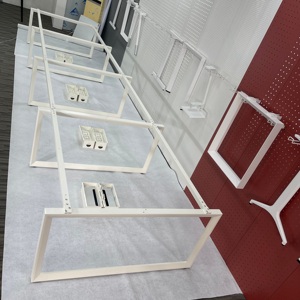 사무실 책상 사용자 정의 색상 현대 내구성 상업용 모듈 확장 워크 스테이션 쓰기 컴퓨터 관리자 데스크 스틸 - Product Image 6