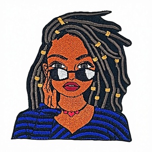 Professional Embroidery Patches Iron-On Style Custom Colors Sizes Stylish High Quality Canvas Flower Embroidery Custom Cloth - Product Image 2