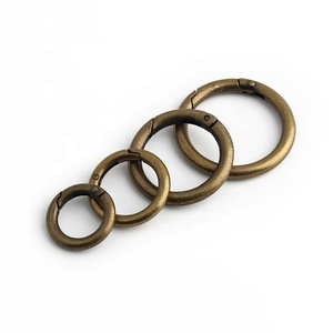Bán Buôn Túi Kim Loại Phụ Kiện Mùa Xuân Vòng Bronze Màu Kẽm Hợp Kim Mùa Xuân Cổng Vòng Cho Túi Xách Phần Cứng - Product Image 3