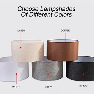 Nhà Máy bán hàng trực tiếp hiện đại linen vải thường vụ đèn sàn với <span class=keywords><strong>Tripod</strong></span> kim loại cơ sở cho khách sạn phòng đọc sách hoặc phòng ngủ trang trí - Product Image 3