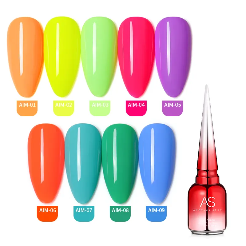 Color Gel Paint Uv Nail Gel Set Soak Off Nail Art Uv Led 100 Colors Glitter Pure Painting Gel Nail Polish