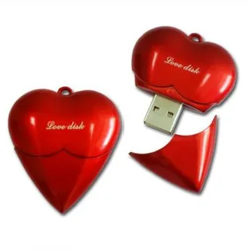 प्रचारक उपहार दिल के आकार यूएसबी फ्लैश ड्राइव 2 GB/4 GB/8 GB/16 GB प्रचार git यूएसबी-छड़ी