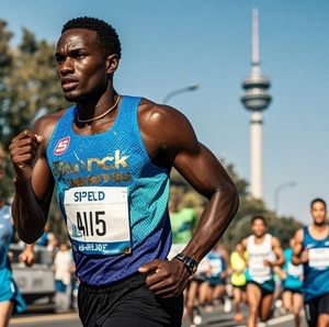 เสื้อกล้ามวิ่งพิมพ์ซับลิเมชันกำหนดเองเสื้อกล้ามวิ่งมาราธอนวิ่งวิ่งคืน - Product Image 2