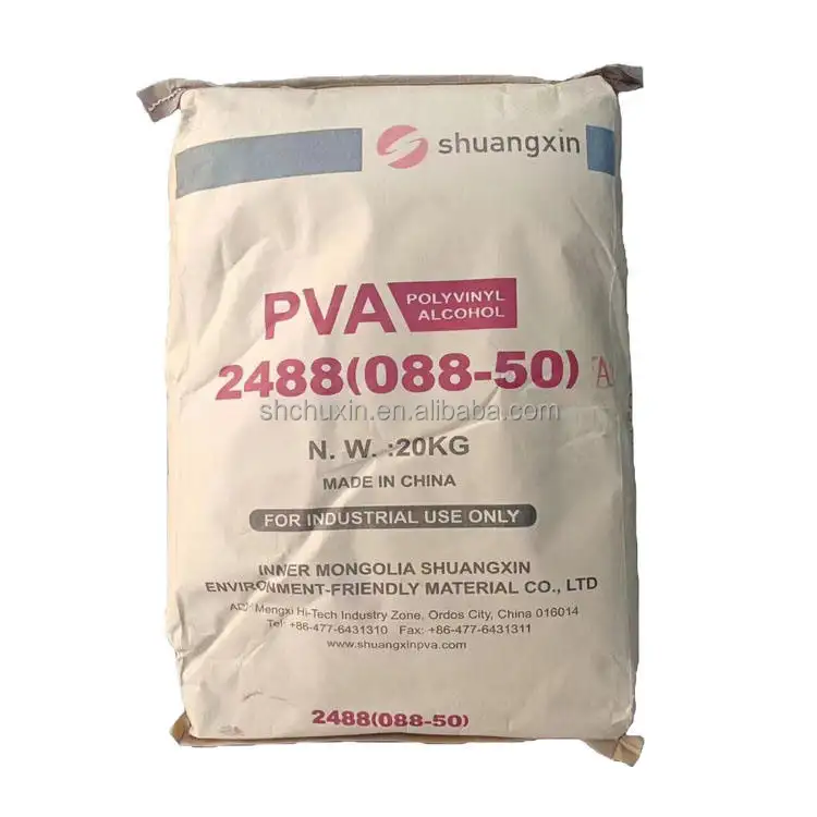 الشركة المصنعة لعربات الطاقة Pva-89-5 PVA2488 wanwei shuangxin pva