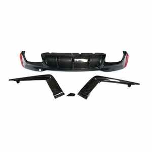 BMW 5シリーズ G30 G38 <span class=keywords><strong>M</strong></span>スポーツ 2018 2019 2020 2021 2022用 カーボンファイバー リアバンパー ディフューザー - Product Image 3