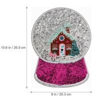 Patchs brodés à paillettes de Noël, écologiques, thermocollants, pour vêtements, jeans, vestes, sacs, artisanat DIY