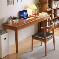 Modelo FJX 303 #   Escritorio Estrecho de Madera Maciza, Ancho 40/50CM, Diseño Moderno y Sencillo para Apartamentos Pequeños, Oficina en Casa, Computadora, Estudio