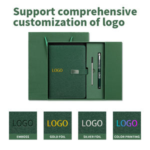 Aangepaste Beste Prijs Premium A5 Lederen Notebook Set Aangepaste <span class=keywords><strong>Logo</strong></span> Pen Geschenkdoos Voor Zakelijke Geschenken - Product Image 2