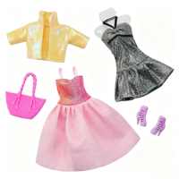 Nouveauté : Ensemble de vêtements de mode pour poupée de 30 cm à l'échelle 1/6, avec robe et veste, jouet en peluche pour filles