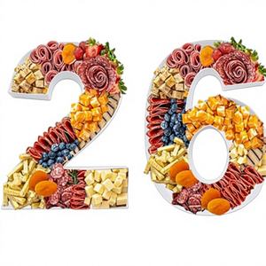 Caja de Cartón Rellenable a Prueba de Humedad, Tipo Papel Maché, para Charcutería y Dulces - 12 Pulgadas, para Almacenamiento de Alimentos y Decoración de Fiestas (26 Formas) - Product Image 1