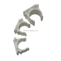Collier de serrage en U en PVC blanc pour câble d'alimentation en eau, 20mm 25mm, fabriqué en Chine