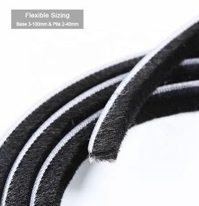 Prezzo di fabbrica a buon mercato chiaro Pvc striscia di tenuta <span class=keywords><strong>spazzola</strong></span> striscia meteo per finestra scorrevole e <span class=keywords><strong>sotto</strong></span> la <span class=keywords><strong>porta</strong></span> - Product Image 3