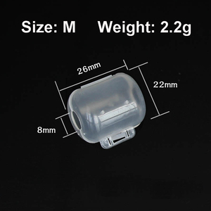 Mực Jig Móc bảo vệ trường hợp, Móc Câu Cá bao gồm móc bonnets đồ gá lắp lure Bìa giải quyết hộp công cụ - Product Image 5