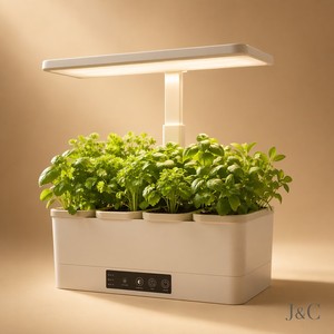 <span class=keywords><strong>สวน</strong></span>สมุนไพรแบบปลูกในดินพร้อมแผงไฟ LED 24W แบบเต็มแผง, ระบบปลูกแบบเปิดพร้อมตัวตั้งเวลาความแม่นยำสูงและระบบแจ้งเตือน<span class=keywords><strong>น้ำ</strong></span>น้อย, รองรับ OEM - Product Image 1