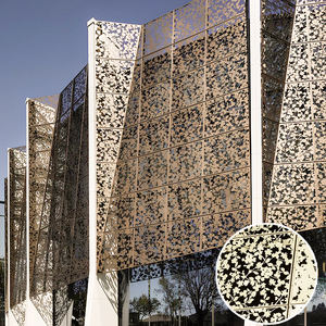 Perfil Exterior de Edificio, Fachada de Aluminio Decorativa, Paneles de Fachada de Aluminio Perforado <span class=keywords><strong>para</strong></span> Casa - Product Image 4