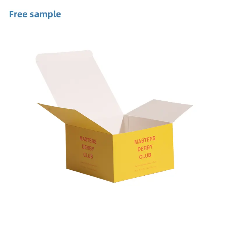 Custom Corrugated Cardboard Packaging Mailing Moving Shipping Cartons Snap Baseball cap Hat Shirts Candle Socks Scarf Box