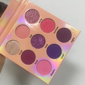 Wholesale Private Label Diy <strong>Red</strong> <strong>Eyeshadow</strong> <strong>Palette</strong> Valentine's <strong>Eyeshadow</strong> <strong>Palette</strong> Custom logo - Product Image 4