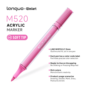 Marqueurs à double trait de 126 couleurs, stylos acryliques métalliques scintillants, non effaçables, pour <span class=keywords><strong>dessin</strong></span>, gribouillage, création de cartes, scrapbooking, art - Product Image 2
