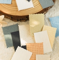 Hot Texture Series Ins Manuel polyvalent non adhésif DIY Décoration Bottoming Collage Sticky Notes