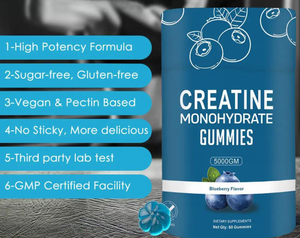 อาหารเสริมก่อนออกกำลังกายสำหรับยิมโปรตีนสูงถึง10กรัมผลิตภัณฑ์สร้างจากธรรมชาติ Creatine monohydrate - Product Image 6