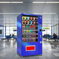 Distributeur automatique de boissons et de collations commercial sans pilote 24 heures sur 24 avec fonction SDK