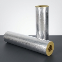 Laine de verre ignifuge industrielle à succès avec feuille d'aluminium pour l'insonorisation et la résistance au feu des entrepôts