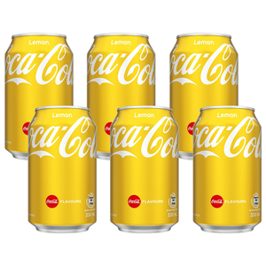 Versión de Hong Kong de <span class=keywords><strong>Coca</strong></span>-Cola Importada, Refresco de Cola con Sabor a Limón, Bebidas Carbonatadas, Refresco Popular en Internet, Latas de Refresco - Product Image 1