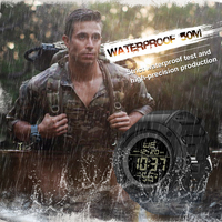 NORTH EDGE hommes montres numériques heure mondiale alarme Sport chronomètre pour homme étanche 50M montre-bracelet 2022