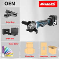 Meuleuse d'angle sans fil MEINENG 4505, 21V, 1050W, vitesse variable, 115mm, meuleuse au lithium pour la découpe et le polissage