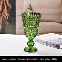 Vas Kaca Kristal Vintage Tinggi Bergaya Eropa, Dekorasi Mewah untuk Ruang Tamu, Cocok untuk Bunga Hidroponik dan Mawar