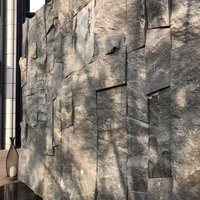 Panneau mural en pierre 3D en polyuréthane PU léger, imperméable et ignifuge, design moderne, pour intérieur et extérieur, vente en gros d'usine