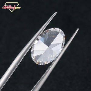 เพชรรูปไข่เพาะเลี้ยงในห้องปฏิบัติการ IGI เกรด DEF สีทองคำเปลว ขนาด 1-10 กะรัต ความสะอาดระดับ VVS VS ผลิตด้วยวิธี HPHT CVD สำหรับทำเครื่องประดับ (ขั้นต่ำ 1 ชิ้น) - Product Image 5